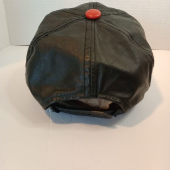 NFL San Francisco 49ers Leather Cap OSFA Made in USA - Picture 4 of 10